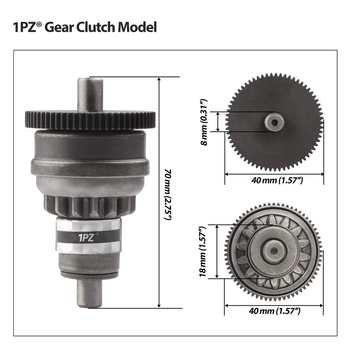 1PZ BE5-001 ATMT1-170 Starter Clutch Bendix for GY6 49cc 50cc 139QMB 1P39QMB...