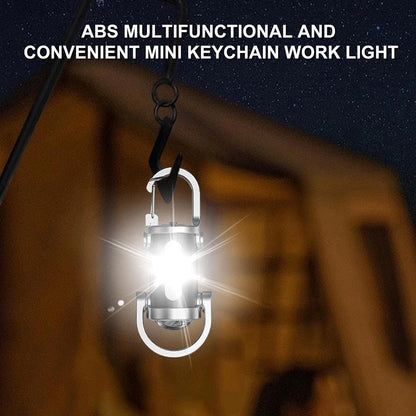 2 Pack Rechargeable Keychain Flashlights, EDC Mini 2 pack, Black