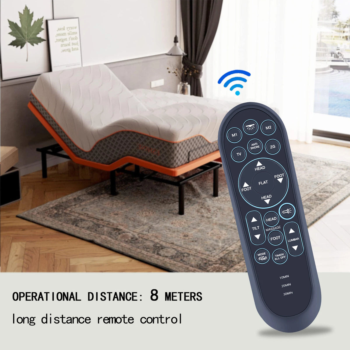 Replacement Remote Control For iDealBed 4iT Custom Adjustable Bed Base