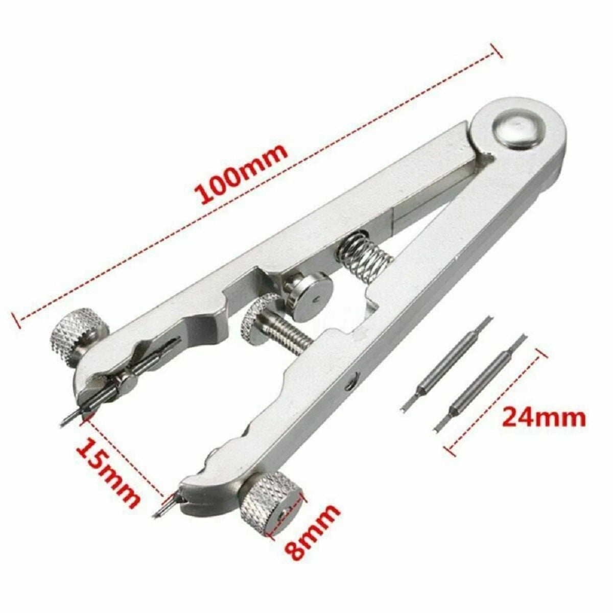Watch Bracelet Spring Bar Tweezer Removing Tool+2 Pins For ROLEX 6825 Wacth Kit