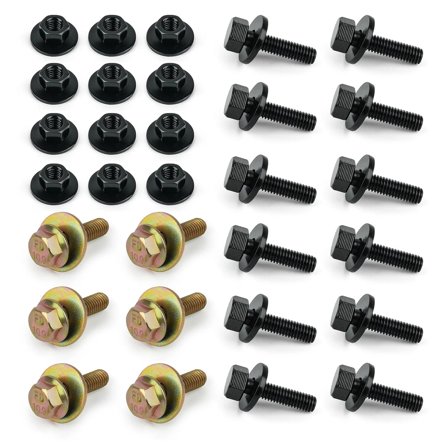 Fits Jeep Wrangler JK JL 07-25 Side Step / Running Board Bolts Hardware (4 door)