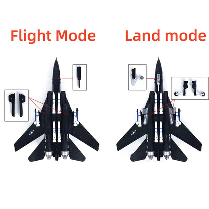 1:100 F-14 Tomcat US Fighter VX-4 Plane Model Alloy Aircraft Military Decoration
