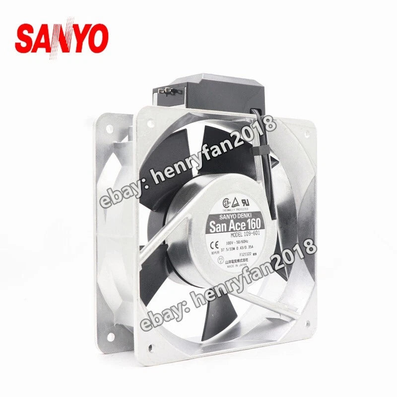 SANYO Denki 109-601 SanAce Axial Fan 100VAC 0.43/0.35A 160*160*51MM Cooling Fan