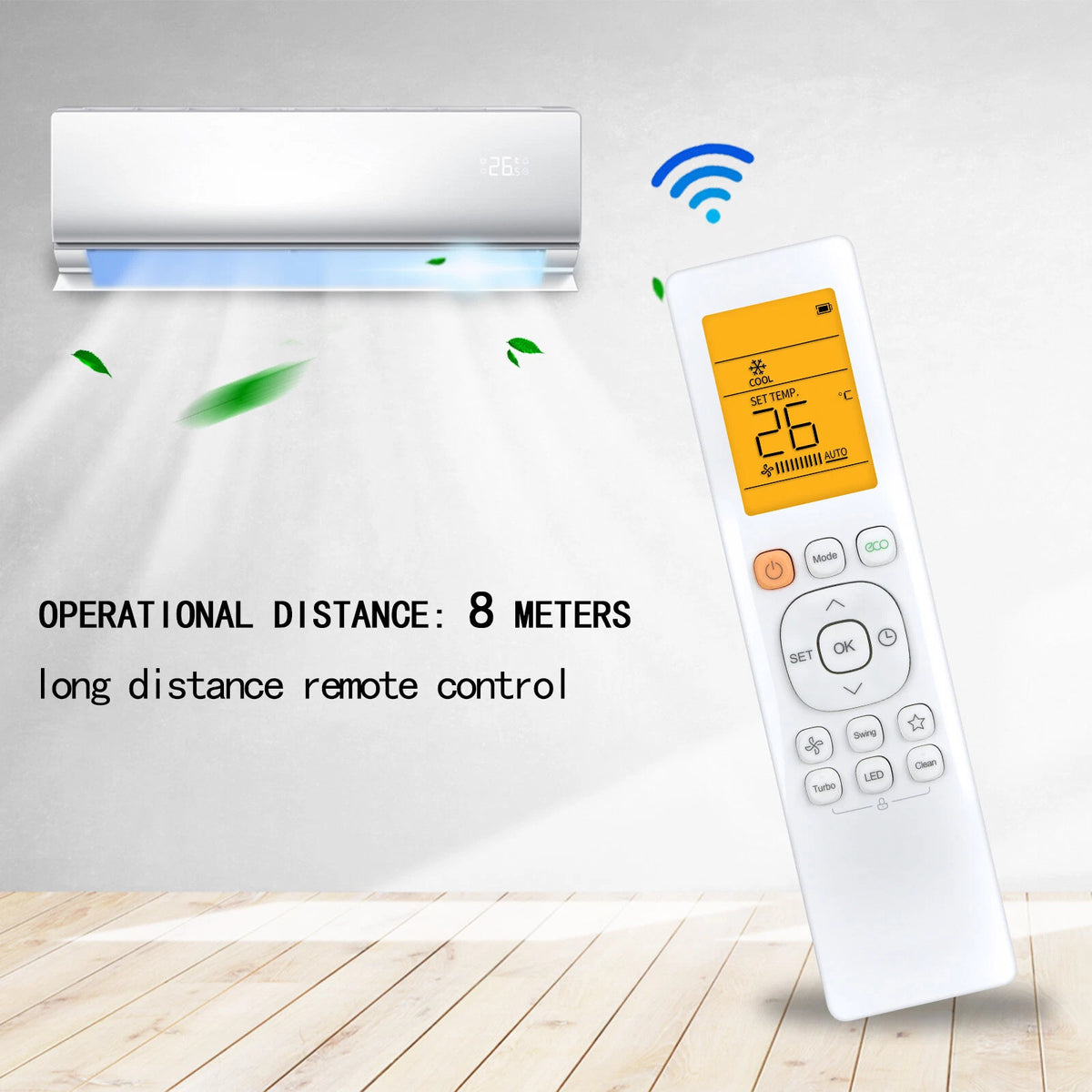 Remote Control For Samsung Pioneer Elgin Midea Senville Air Conditioner