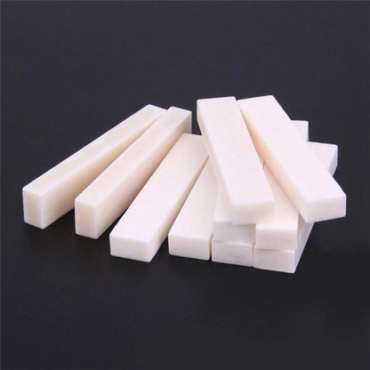 5PCS Hard Buffalo Bone Blank Saddle Nut for Accoustic Classical Guitar DIY
