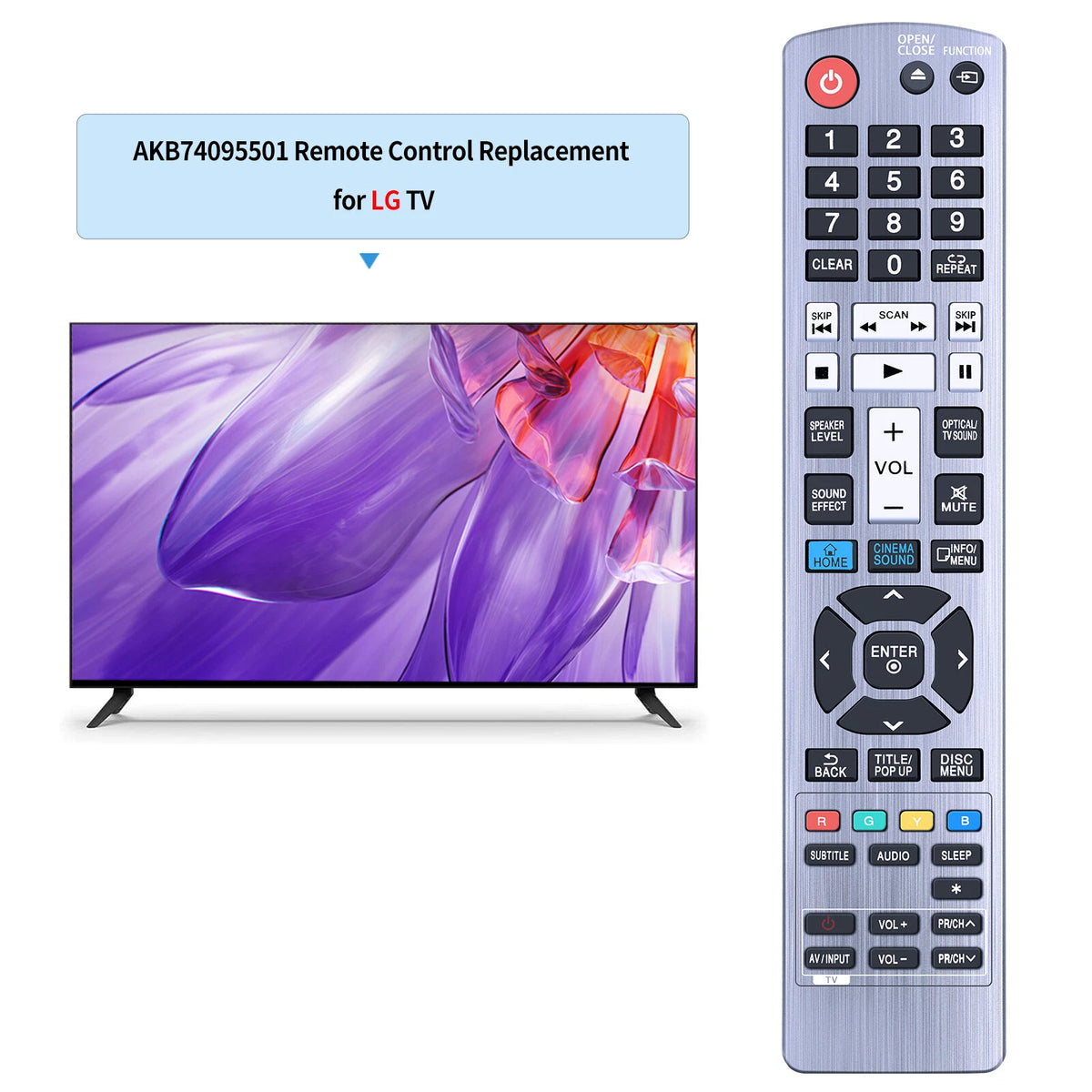 AKB74095501 Remote Control For LG SoundPlate LAB540W LAP440W