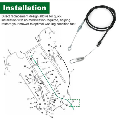 06900013 Traction Cable for Ariens Pro 21 SCH &Ariens LM21SWH Walk Behind Mowers