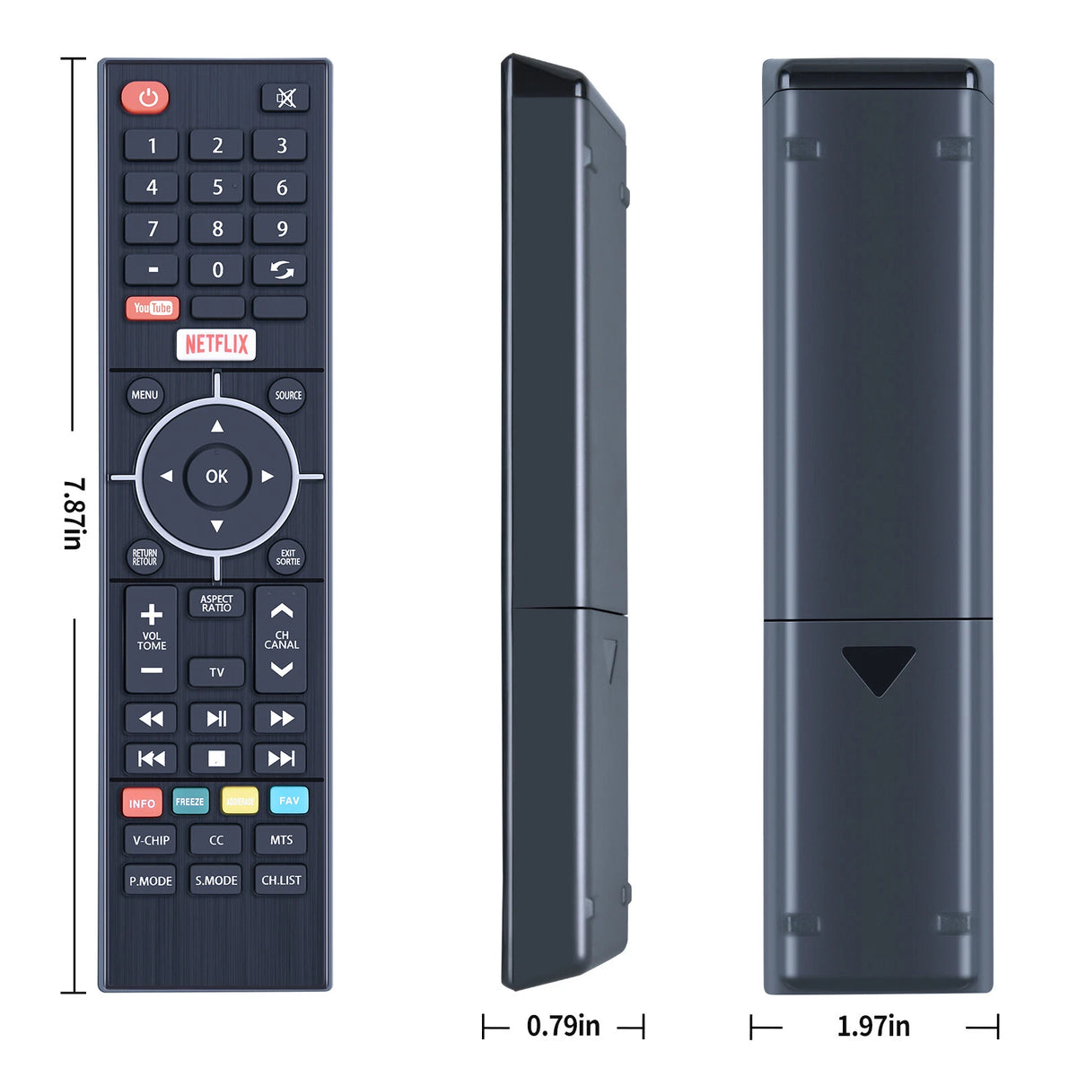 Remote Control For Westinghouse Pantalla 50" Smart TV WD50FM2009