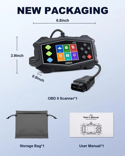 OBD2 Scanner Diagnostic Tool, ZEXMTE Professional with Data...