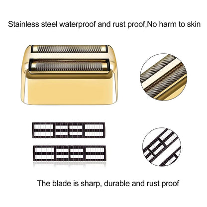 Professional Replacement Foil and Cutters for 2 Count (Pack of 1), 2 gold