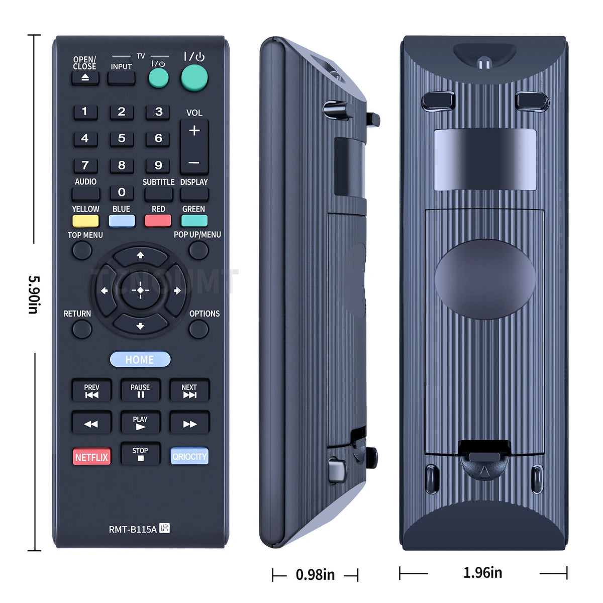 RMT-B115A Remote Control For Sony DVD Player BDP-S580 BDP-S480