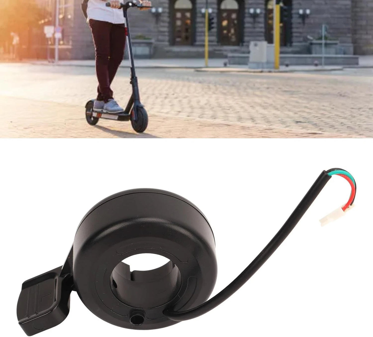 RiToEasysports Electric Scooter Brake and Throttle, Thumb Throttle Speed...