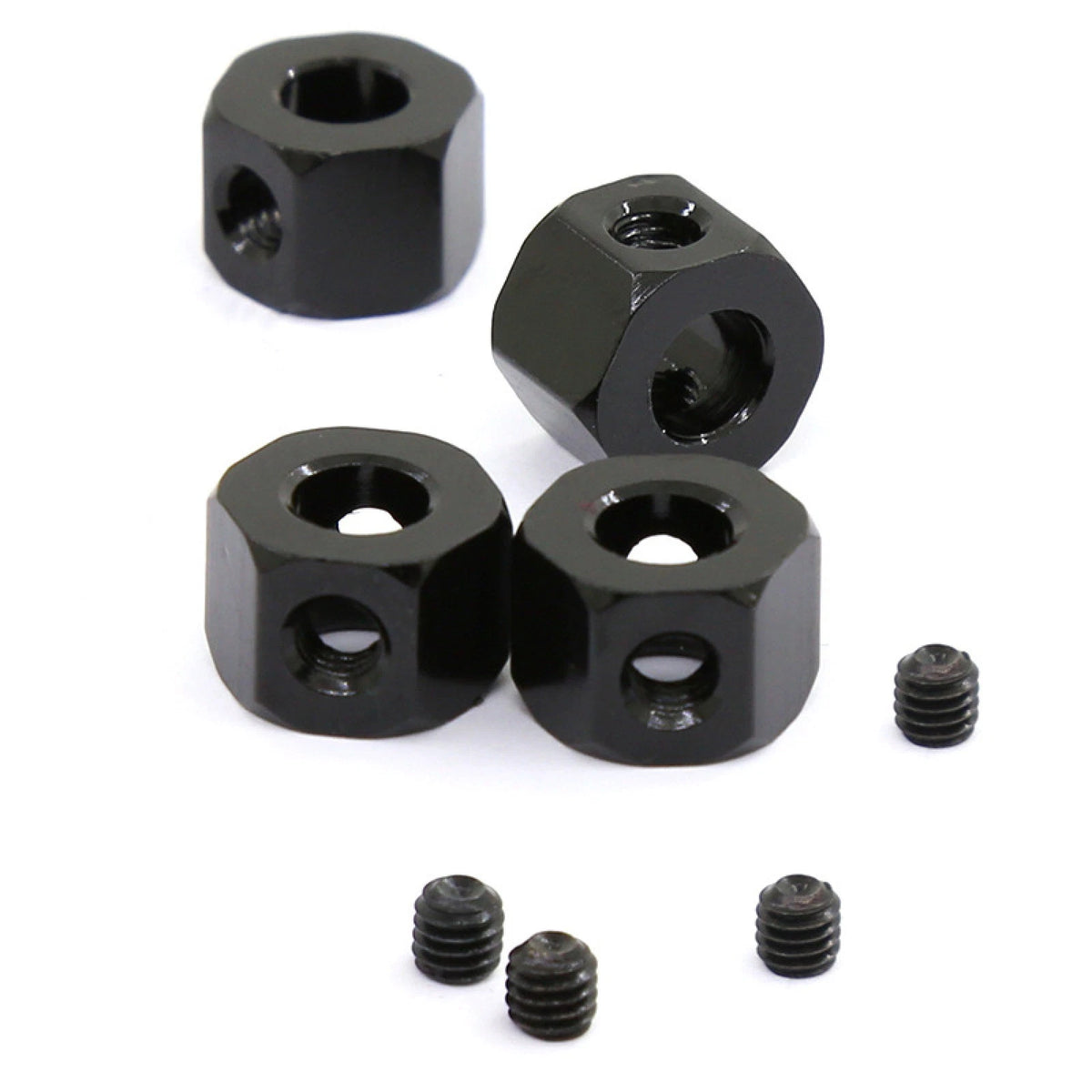 4PCS 5mm to 12mm Wheel Hub Hex Adapter For WPL D12 C14 C24 B14 B16 MN D90 D91