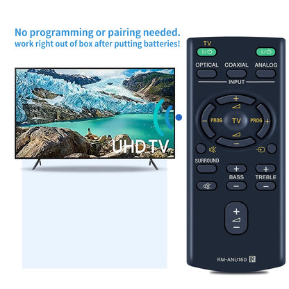 RM-ANU160 Remote Control For Sony Soundbar System HT-CT60 SA-CT60