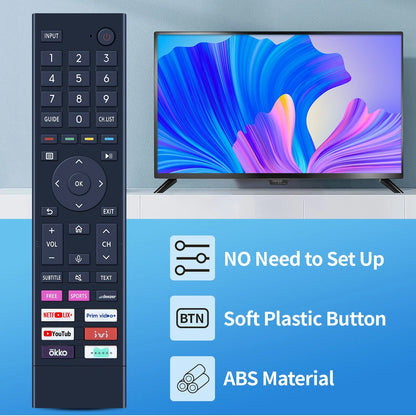 ERF3E80H Voice Remote Control For Hisense TV 43A6BG 43A6G 50A6BG 50A6G 55A6G