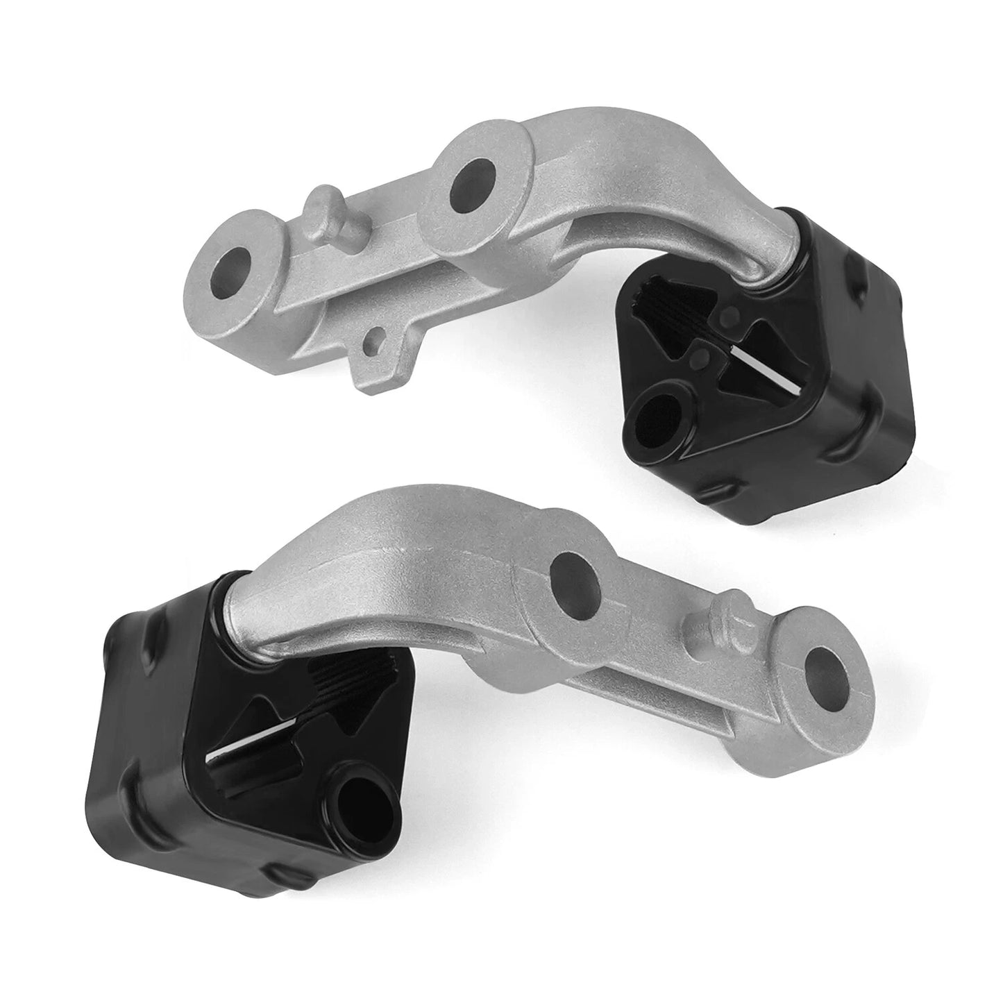 4Pcs Rear Left Right Exhaust Bracket Muffler Support Rubber Isolator Hanger
