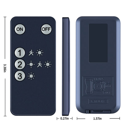 Remote Control For TOBUSA/Tuffenough/Gusicil Motion Sensor Solar Light Outdoor