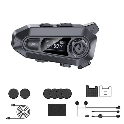 Bluetooth 5.4 Motorcycle Helmet Headset for Bike Helmet with Communication