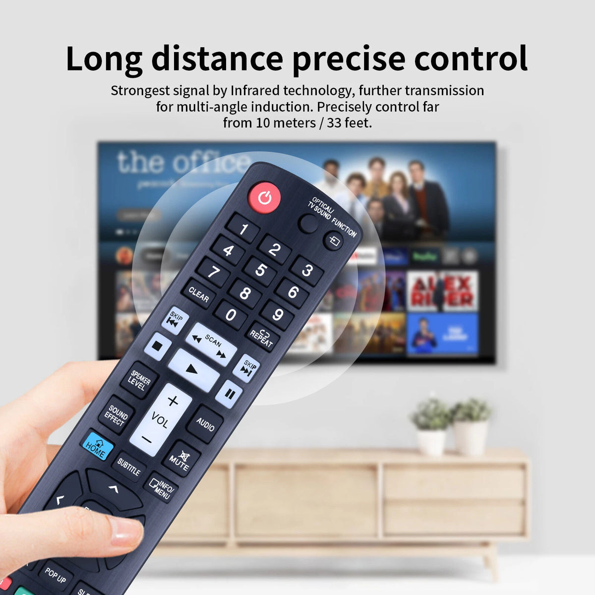 AKB73775701 Replacement Remote Control For LG SoundBar NB3732A NB3730A-NB