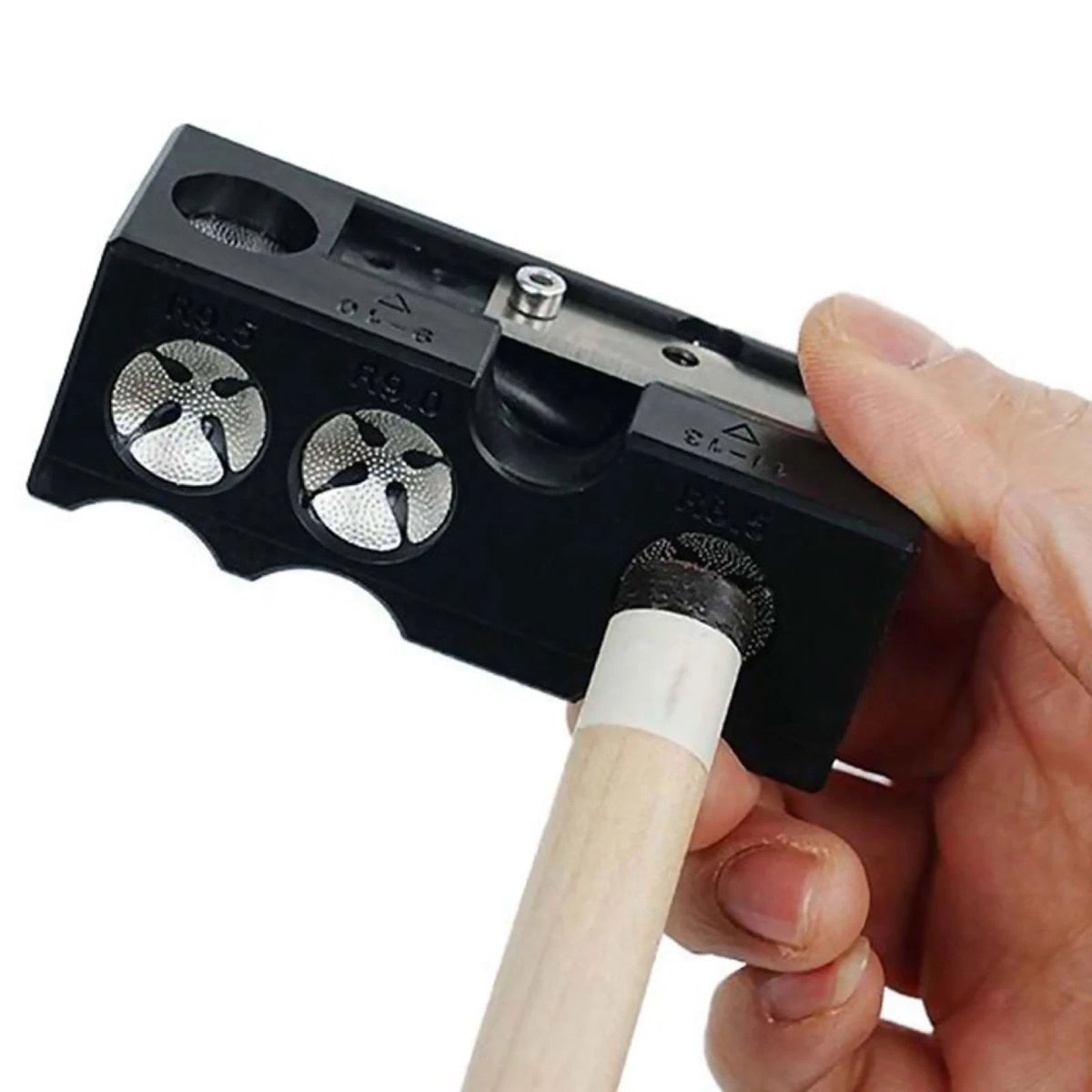 s Billiard Cue Tip Tool Multi-Functional Grinder Shaper Trimmer