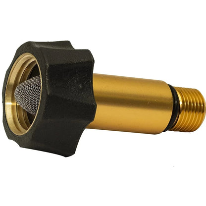 1 Pcs 7110166 Pressure Washer Pump Parts Water Inlet 3/8" and "3/4, Gold