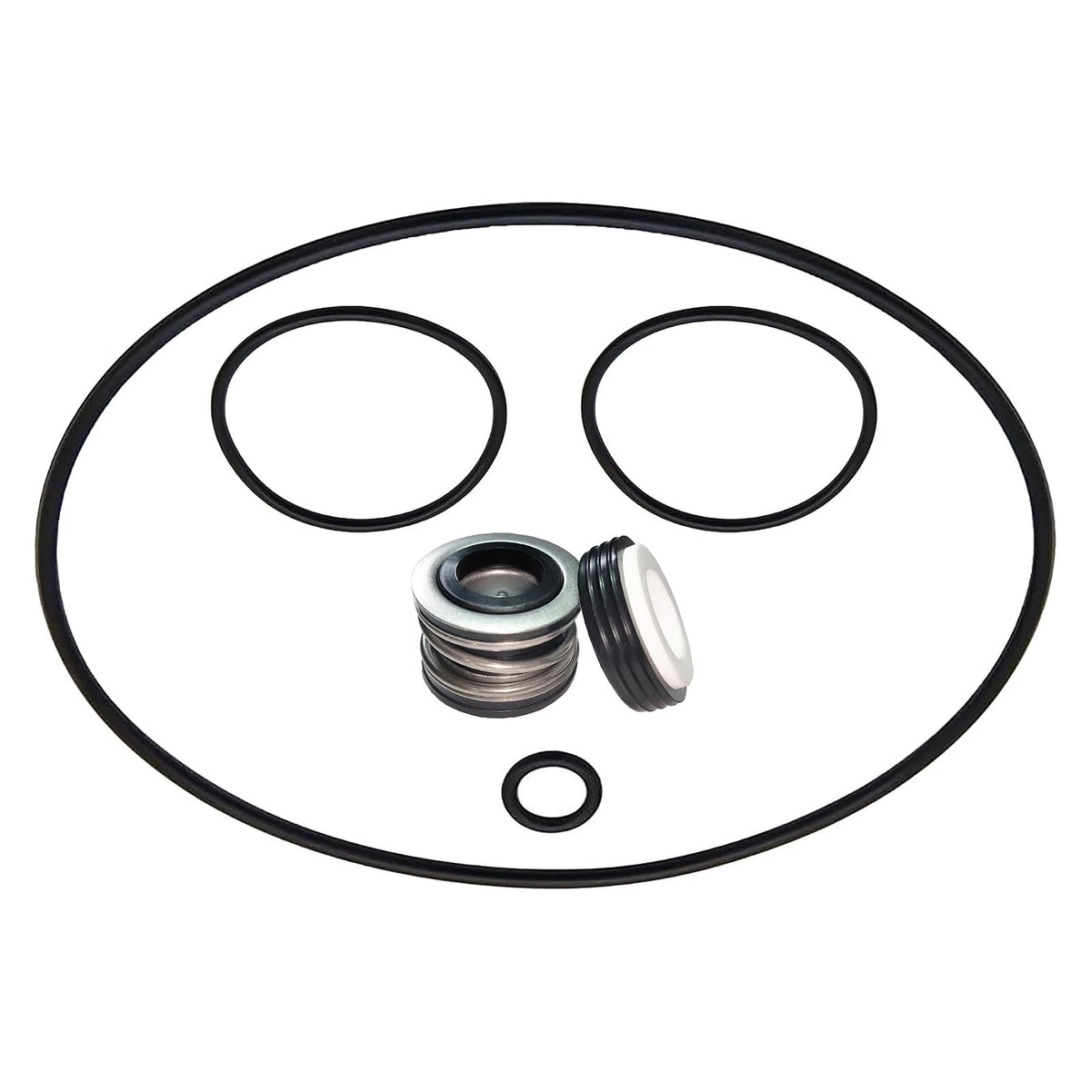 PS-200 5/8" Shaft Seal & O-Ring Rebuild Kit for AquaFlo/Flo-Master XP2 black