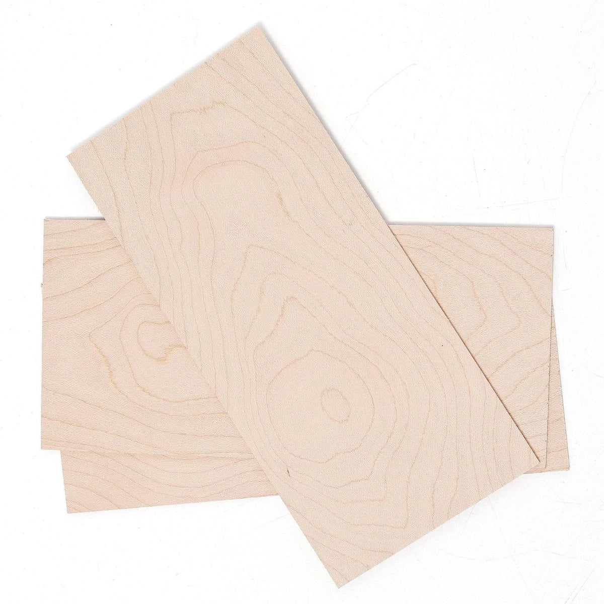 3Pcs Maple Guitar Veneer Guitar Head Veneer Shell Sheet Headplate For Luthier k