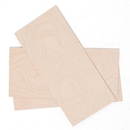 3Pcs Maple Guitar Veneer Guitar Head Veneer Shell Sheet Headplate For Luthier k