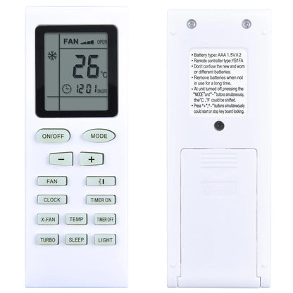YB1FA For GREE AC Air Condition Replacement Remote Control