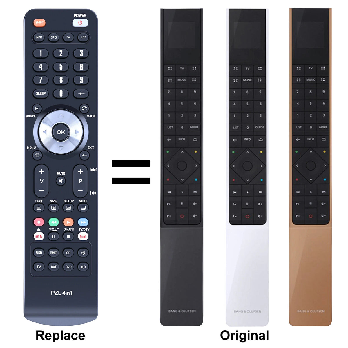 Remote Control For Bang&Olufsen LX4500, 2701, BeoVision 3 4, 6 , 8 ETC BEO-3200