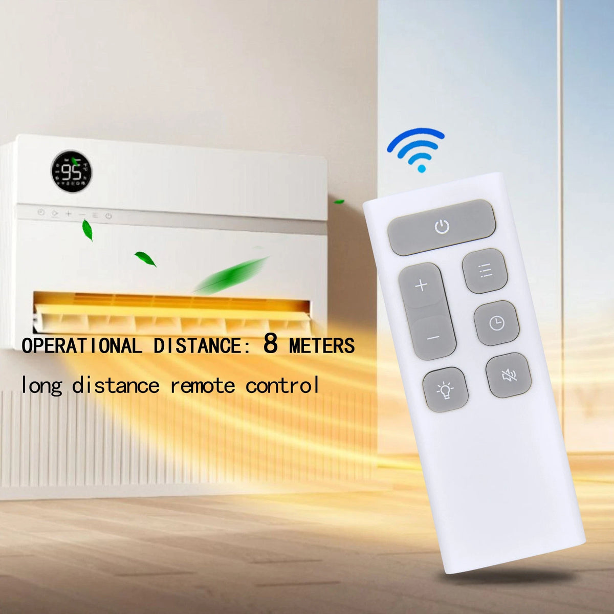 Replacement Remote Control For Dreo Smart Wall Heater WH517S DR-HSH017S