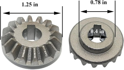 2 Pack 5140061-65 Table Saw Replacement, Bevel Gear Parts, Fits Silver
