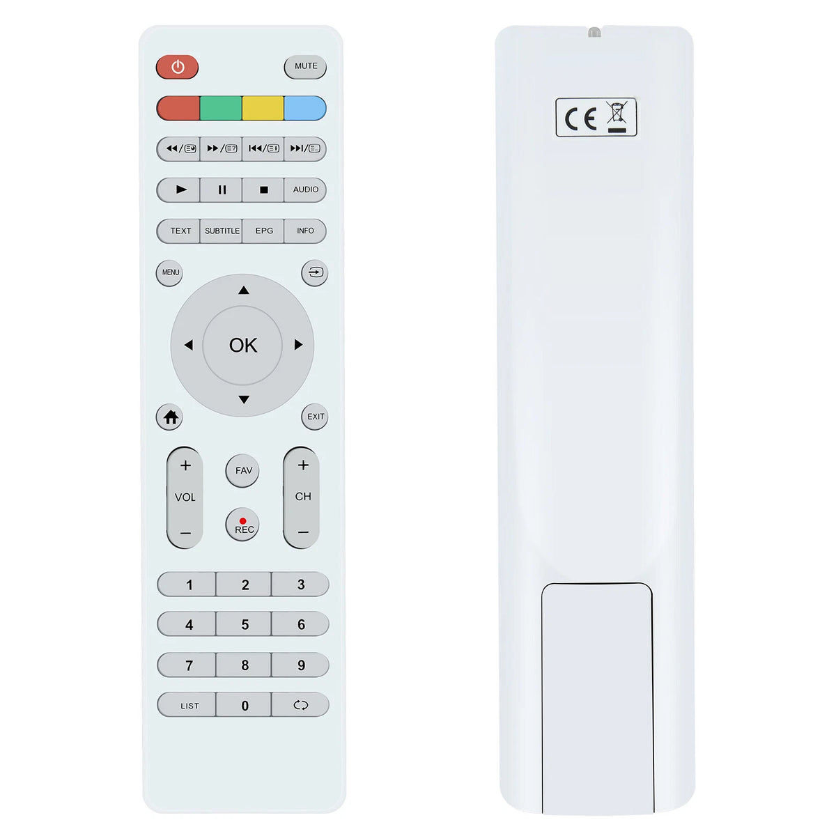 Replace Remote Control For Mystery MTV-2429LTA2 TV -white