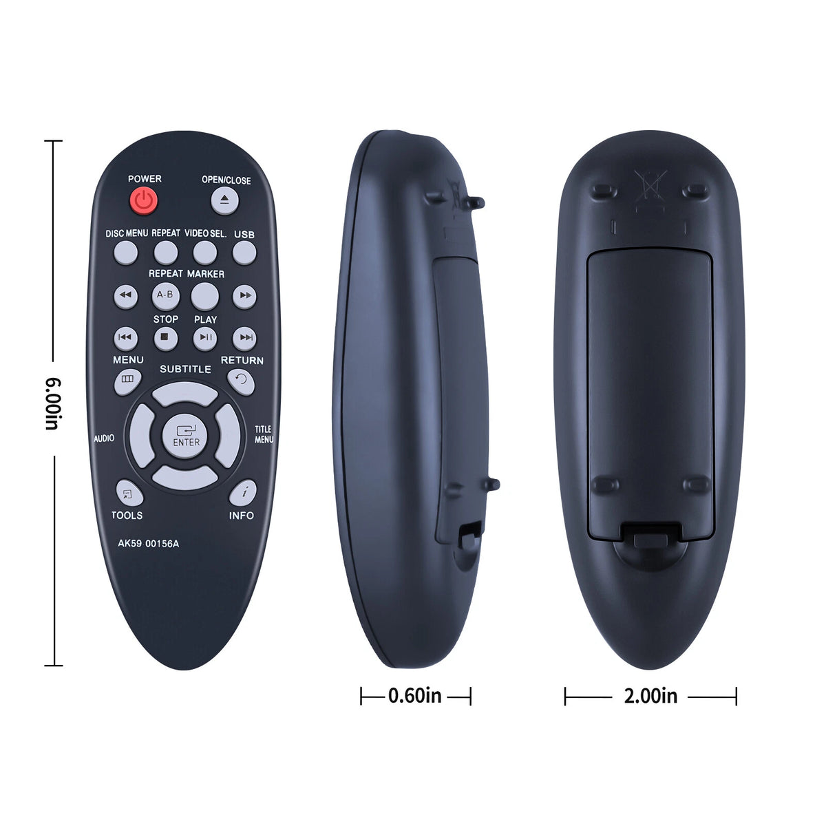 AK59-00156A Remote Control For Samsung DVD Player DVD-E360 DVD-E370 DVDE360