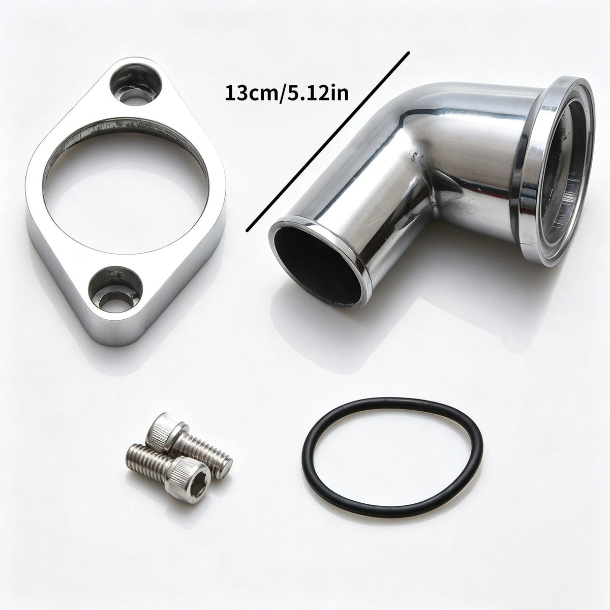 15 Degree Swivel Thermostat Housing Fits for Chevy SBC BBC 327 400 454 Aluminum