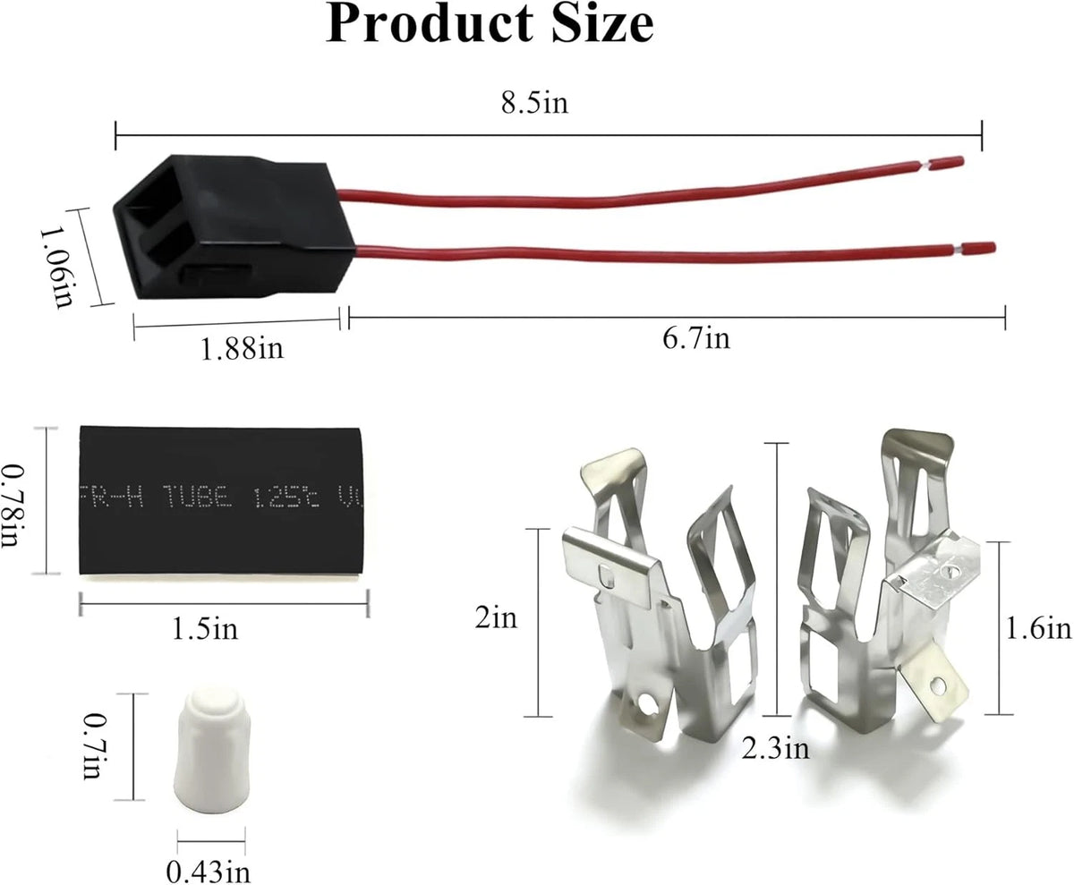 2 Pack ERR117 Range Stove Element Plug Receptacle Block Terminal Range...