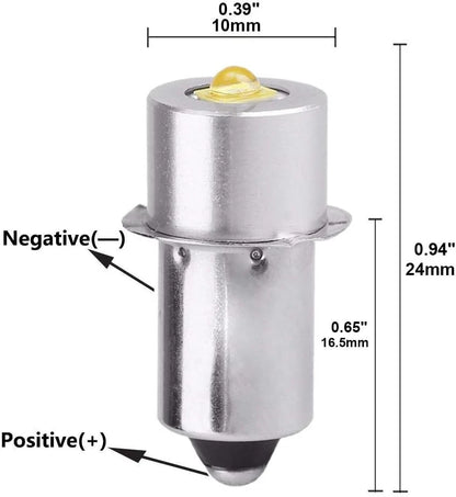 TRLIFE Maglite LED Bulbs DC 3V, 1 Count (Pack of 1), Daylight White