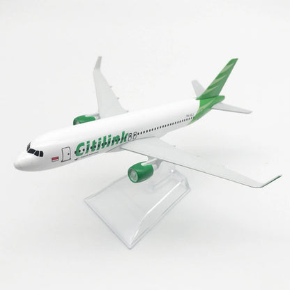 1/400 15cm Aircraft Indonesia Citilink A320 Alloy Plane Model Diecast Airplane r