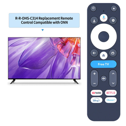Replace Remote Control For Onn 4K Pro Streaming Device Google TV with Voice