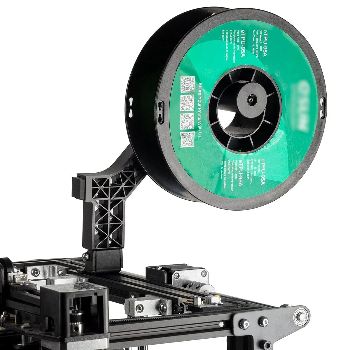 CREALITY Ender 3 Rotatable Filament Spool Holder Upgrade Built-in Black