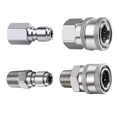 4pcs pressure washer adapter kit With a maximum working pressure of 5000 PSI