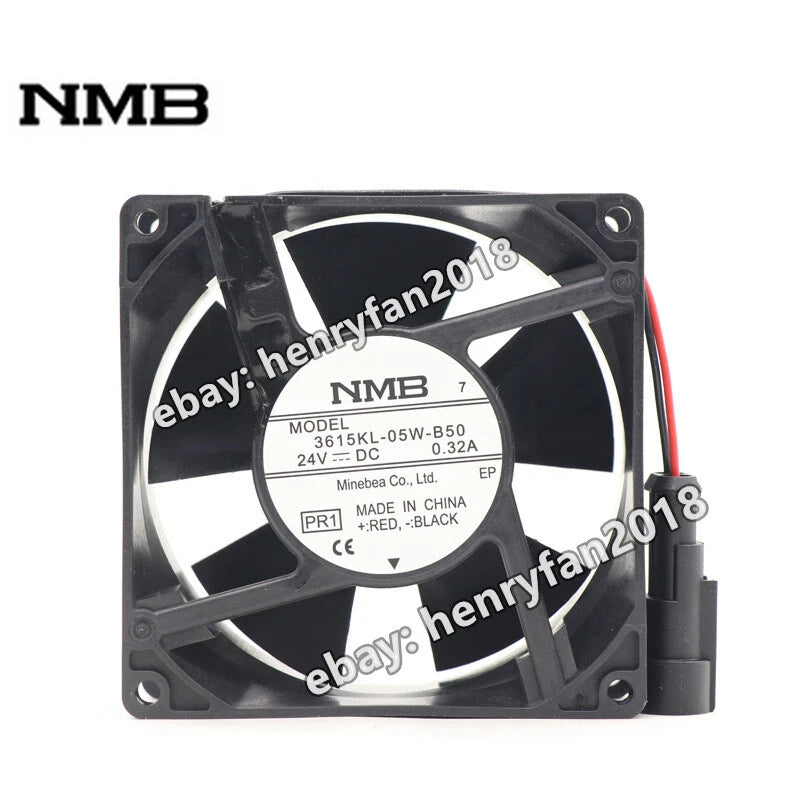 NMB Fan 3615KL-05W-B50 Axial Fan 24V 0.32A 90*90*38MM 9238 Inverter Cooling Fan