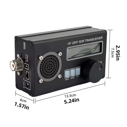 Durable 8-Band 10W USDR/USDX HF QRP SDR Transceiver SSB/CW Transceiver w/Antenna