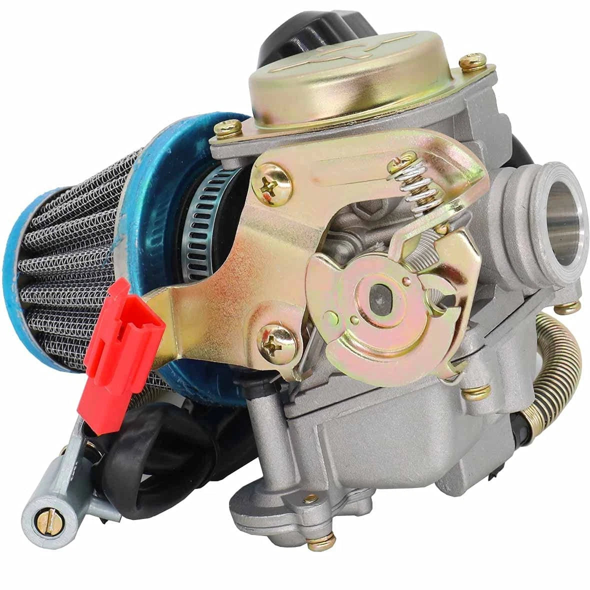 GY6 50CC 49CC Carburetor with Air Filter Intake Manifold Replacement for...