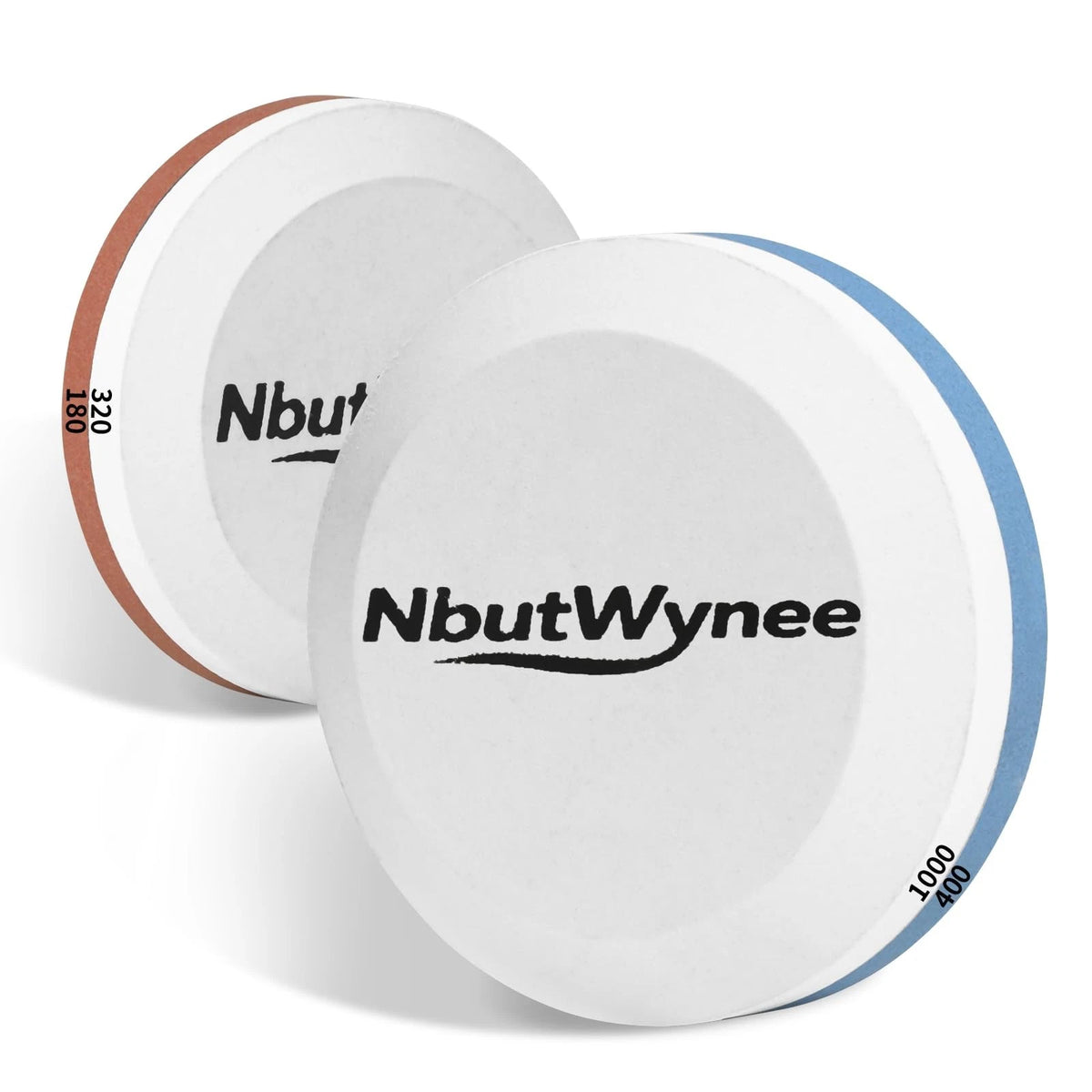NbutWynee Sharpening Stone Set 3.15 inch x 0.98 inch, White/Blue, White/Red,