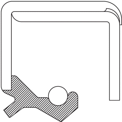 National 412920 Multi-Purpose Seal for Industrial 2.250x3.371x0.375 Multicolor