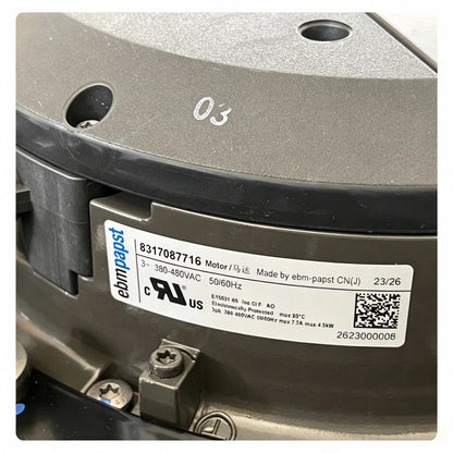 W3G800-LV05-03 F01 for ebmpapst EC 400VAC 5.3A 3500W Industrial Cooling Fan
