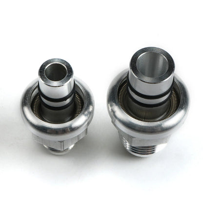 Billet -6an And -8an Fuel Rail Adapter Kit For 1986-1998 Mustang Billet