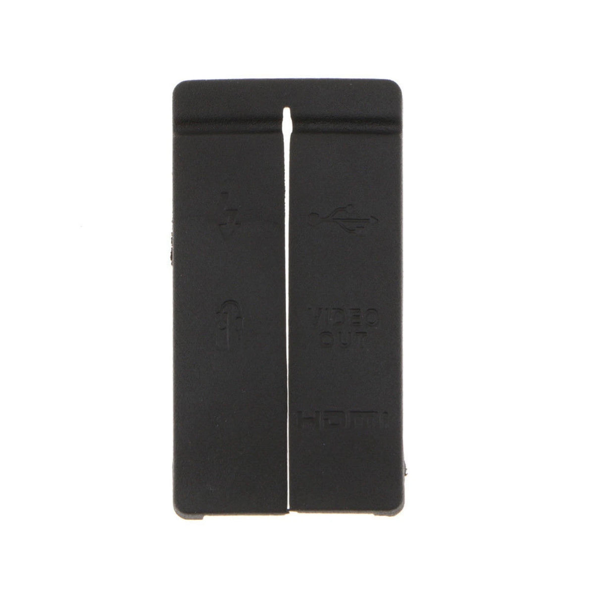 USB HDMI AV Video Out MIC Rubber Door Cover For Canon 50D Black Camera A
