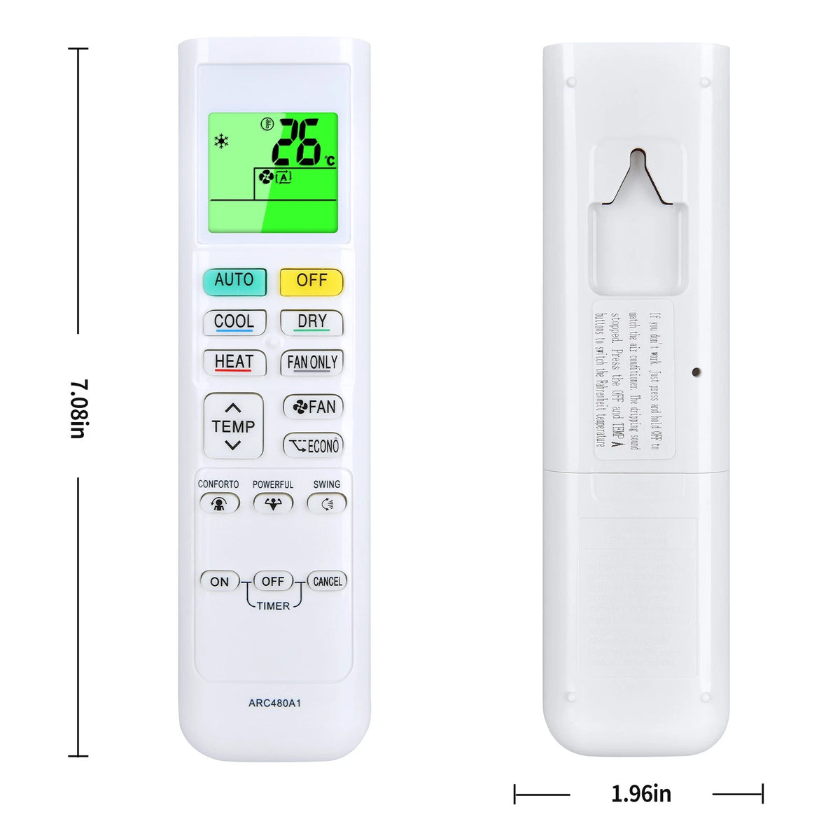 Remote Control For Daikin AC Air Conditioner FTX12NMVJU FTK18NMVJU FTK24NMVJU